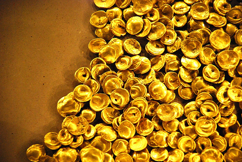 oggetti d'oro, dorati
