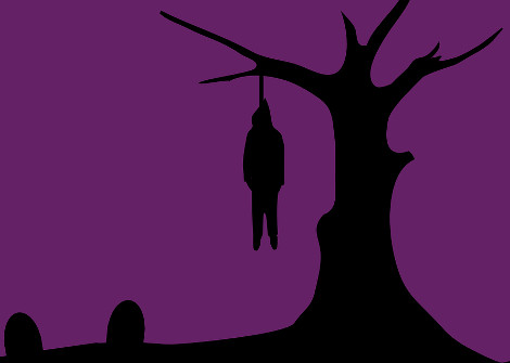 sognare un uomo impiccato a un albero